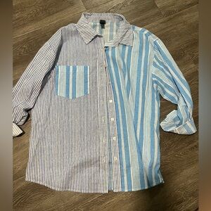 Wild fable over sized button up